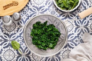 Корейская закуска из шпината