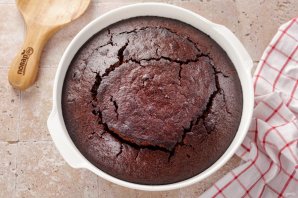 "Манник" на кефире с какао