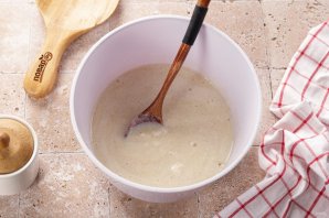 "Манник" на кефире с какао