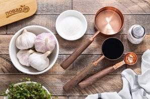 Маринованный чеснок по-корейски