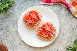 Мини пицца на скорую руку