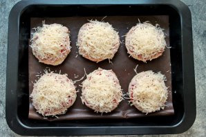 Мини пицца на скорую руку