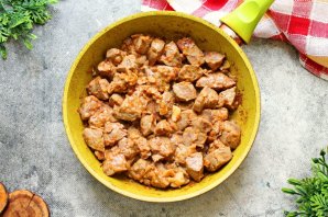 Печень по-корейски Печень по-корейски