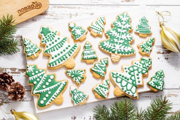 Печенье "Елочка" Печенье "Елочка"