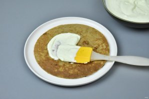 Печеночный торт из говяжьей печени Печеночный торт из говяжьей печени