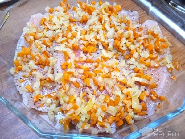 Рецепт: Филе тилапии запеченное - в сметанной заливке Рецепт: Филе тилапии запеченное - в сметанной заливке