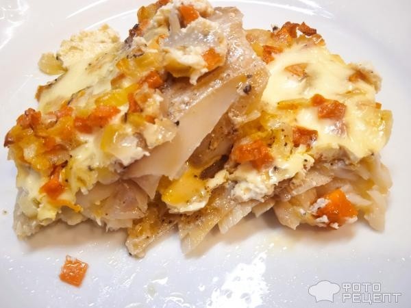 Рецепт: Филе тилапии запеченное - в сметанной заливке Рецепт: Филе тилапии запеченное - в сметанной заливке