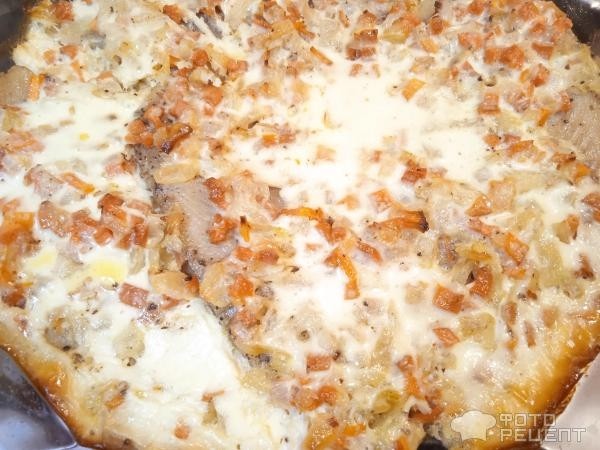 Рецепт: Филе тилапии запеченное - в сметанной заливке Рецепт: Филе тилапии запеченное - в сметанной заливке