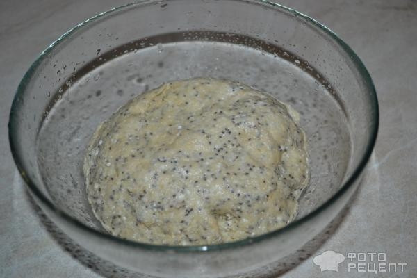 Рецепт: Печенье творожное - С чиа и вареньем из черной смородины