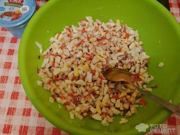 Рецепт: Салат "Море" - По-домашнему