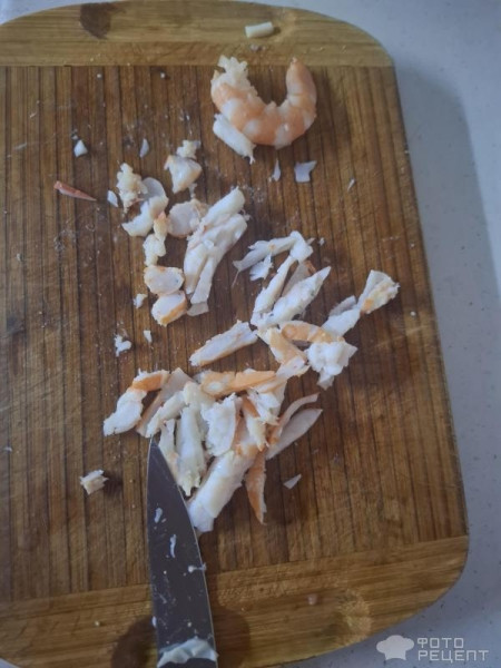 Рецепт: Салат Морской с креветками - Готовлю с любовью.