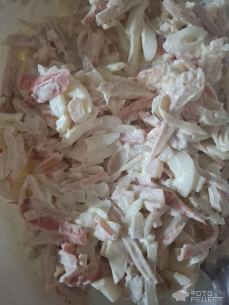 Рецепт: Салат Морской с креветками - Готовлю с любовью.