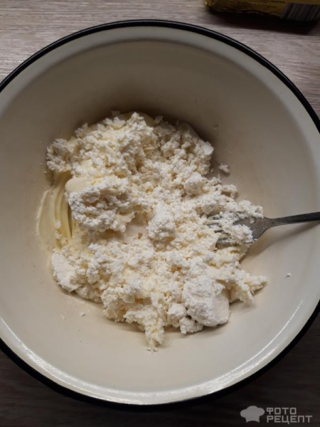 Рецепт: Творожное печенье Слойка - Вкусное домашнее печенье!