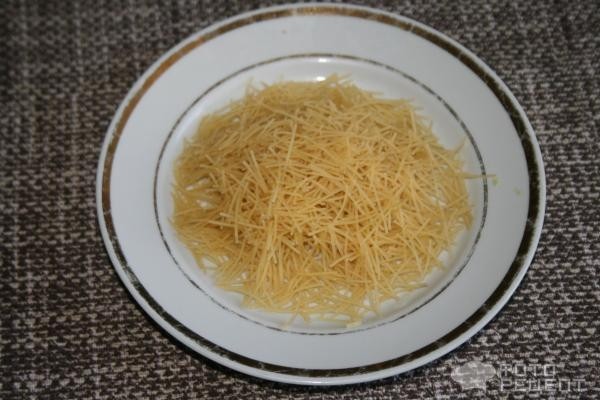 Рецепт: Вермишелевый суп на курином бульоне - насыщенный вкус Рецепт: Вермишелевый суп на курином бульоне - насыщенный вкус