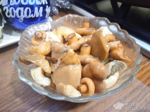 Рецепт: Вкуснейший винегрет с секретиком - с маринованными грибами