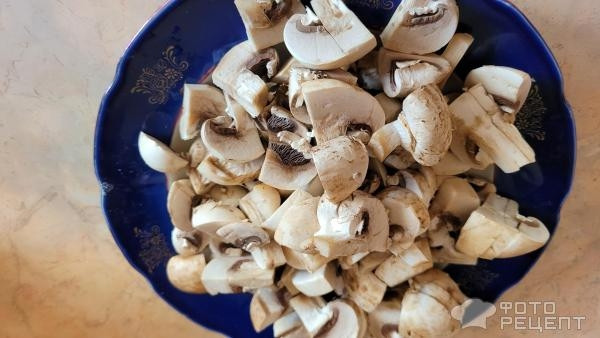 Рецепт: Жареные кабачки в грибном соусе - ароматное блюдо в духовке