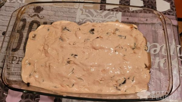 Рецепт: Жареные кабачки в грибном соусе - ароматное блюдо в духовке