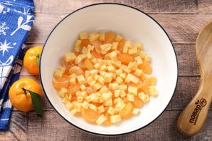 Салат "Мандариновый шок" Салат "Мандариновый шок"