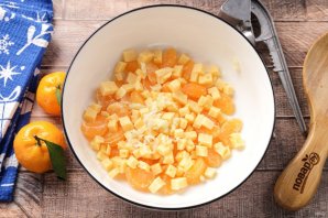 Салат "Мандариновый шок" Салат "Мандариновый шок"