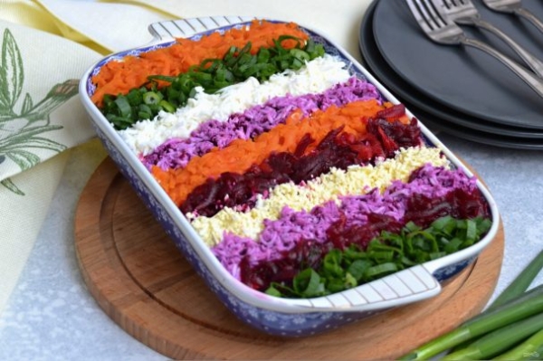 Салат "Радуга" Салат "Радуга"