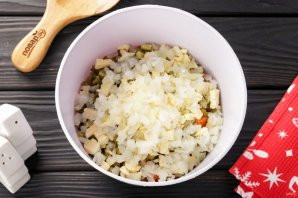 Салат "Снеговик"