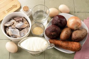 Селедочная шуба (с желатином)