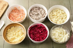 Селедочная шуба (с желатином)