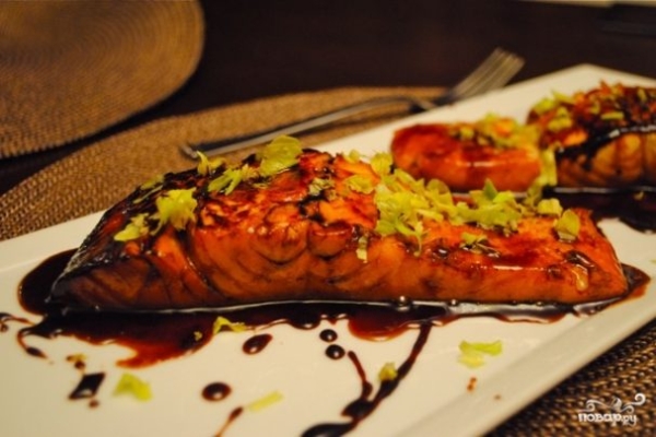 Семга в вине Семга в вине