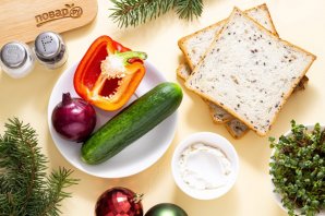 Тосты "Елочки"