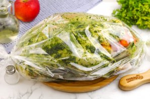 Утка с яблоками в рукаве Утка с яблоками в рукаве