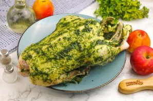 Утка с яблоками в рукаве Утка с яблоками в рукаве