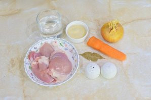 Заливное из курицы с желатином