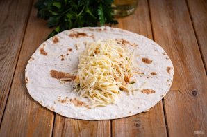 Буррито поджаренный на сковороде