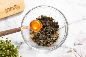 Черная икра из амаранта