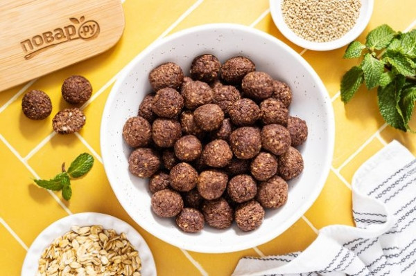 Хрустящие шарики из овсянки и киноа