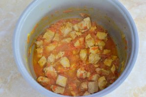 Индейка в скороварке