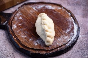 Печеные пирожки с яблоками