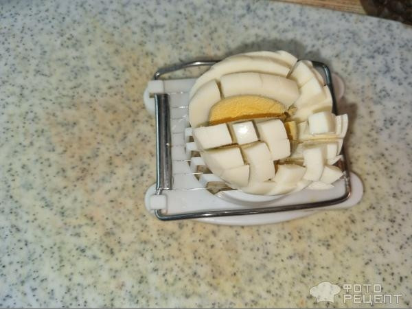 Рецепт: Салат Морской с креветками - С двумя видами икры