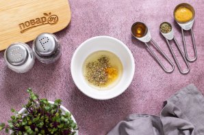 Салат из вареной свеклы с цитрусовой заправкой