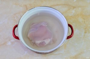 Сырный суп с копченостями