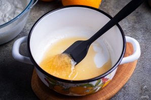 Творожный чизкейк с апельсиновым желе без выпечки