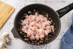 Жульен с грибами в аэрогриле