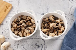 Жульен с грибами в аэрогриле