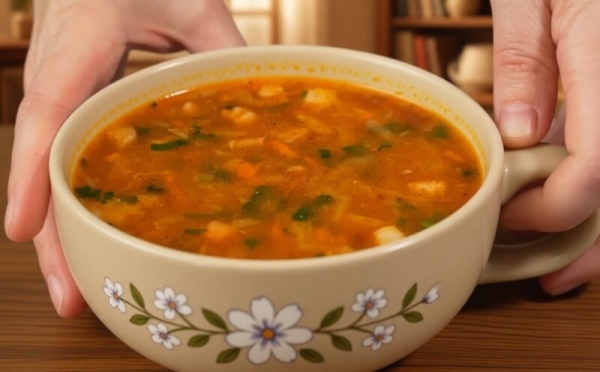 Картофель, капуста и ароматная грудинка &mdash; готовим быстрый и сытный суп на каждый день!