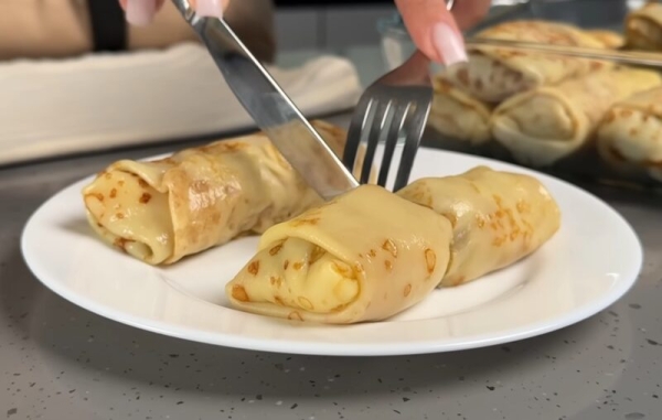 Фаршированные блинчики: с мясом или творогом. Всегда получаются вкусно, сочно и нежно! Фаршированные блинчики: с мясом или творогом. Всегда получаются вкусно, сочно и нежно!