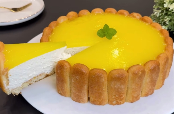 Лимонный пирог без выпечки: идеальный десерт для чаепития. Ни грамма муки и духовки!