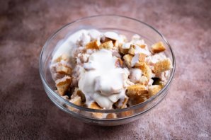 Белковый салат