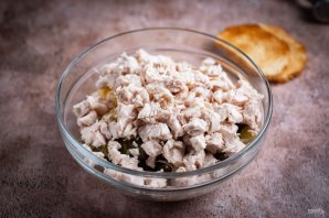 Белковый салат