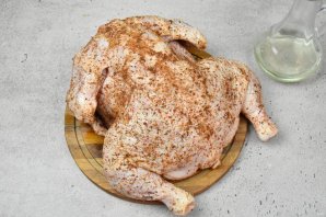 Курица в духовке на банке Курица в духовке на банке