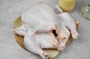 Курица в духовке на банке Курица в духовке на банке